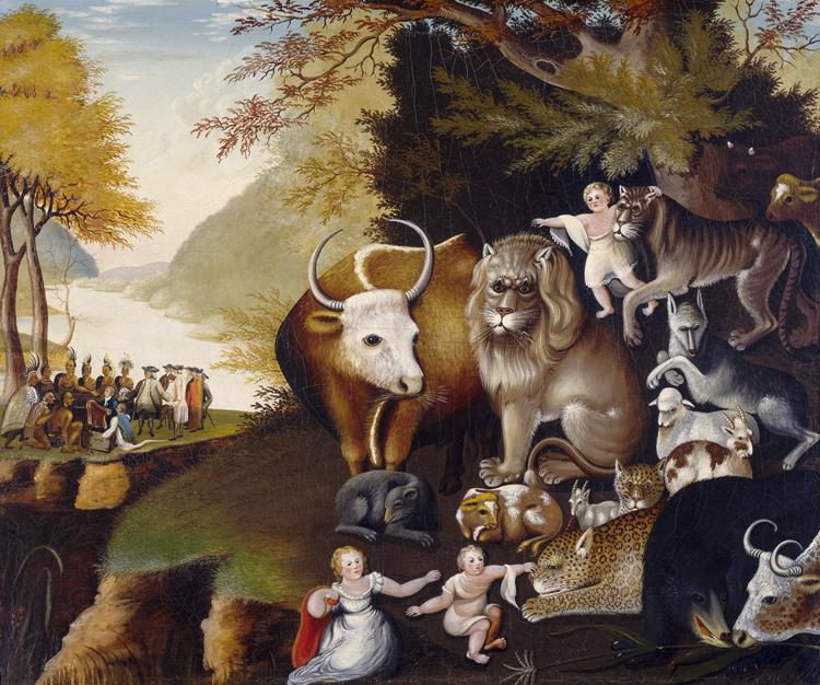 Edward Hicks The Peaceable Kingdom (nn03) oil painting picture